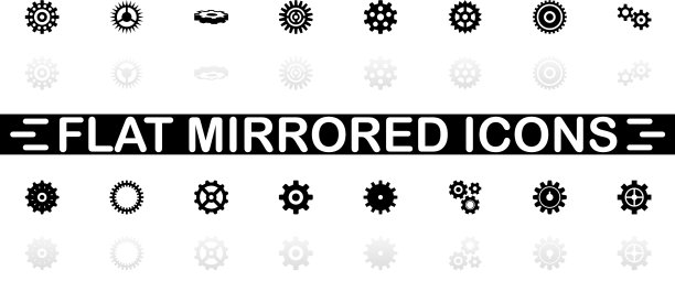 齿轮-扁平图标图片下载