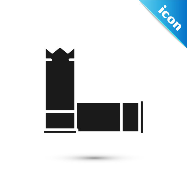 黑色墨盒图标孤立在白色背景图片下载