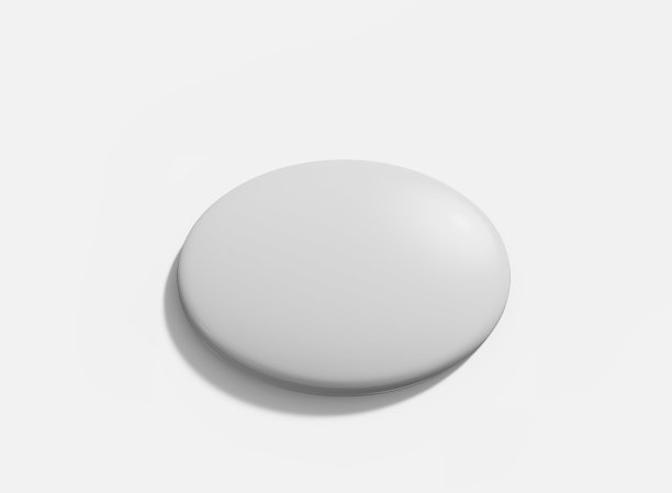 白色椭圆形酒吧肥皂模型图片下载