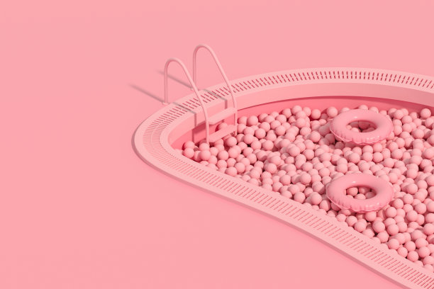 游泳池，暑假概念图片下载