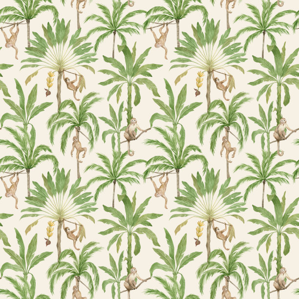 手掌水彩图案图片下载