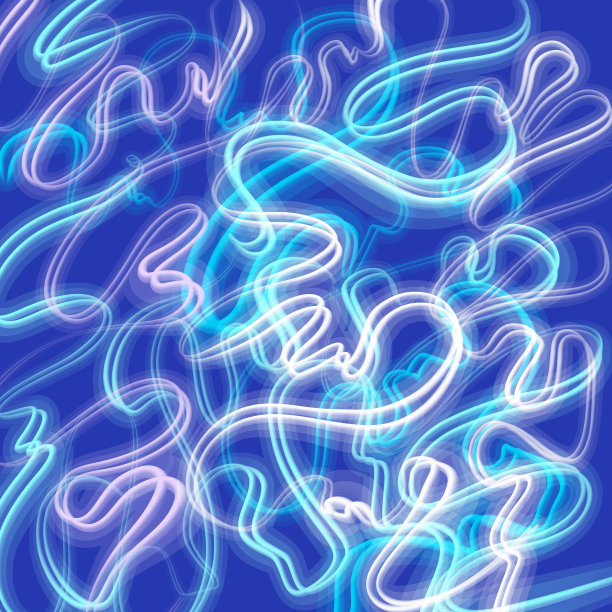 抽象绘画颜色纹理。现代的未来模式。分形艺术创意平面设计图片下载