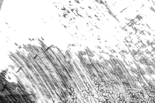 蓝、紫、红、黄抽象丙烯画在白纸底色上运用罗夏墨迹法绘制颜色纹理图片下载