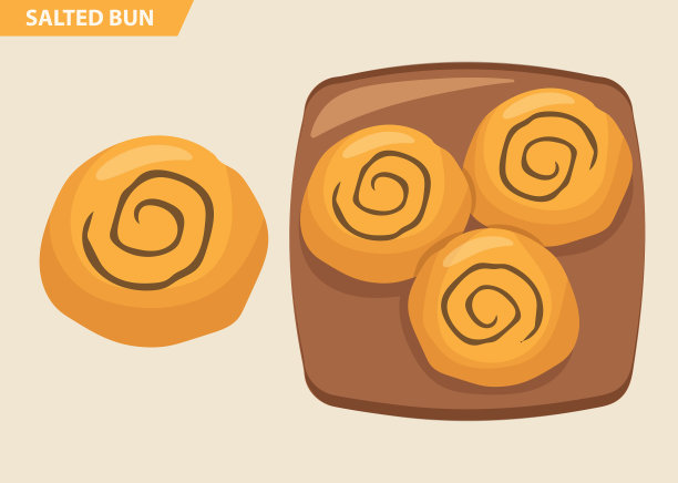 中国油炸食品咸包。马来西亚和新加坡的传统小吃图片下载