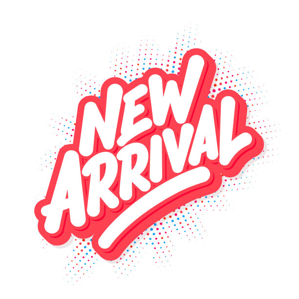 新的到来。手写矢量字母横幅。图片下载