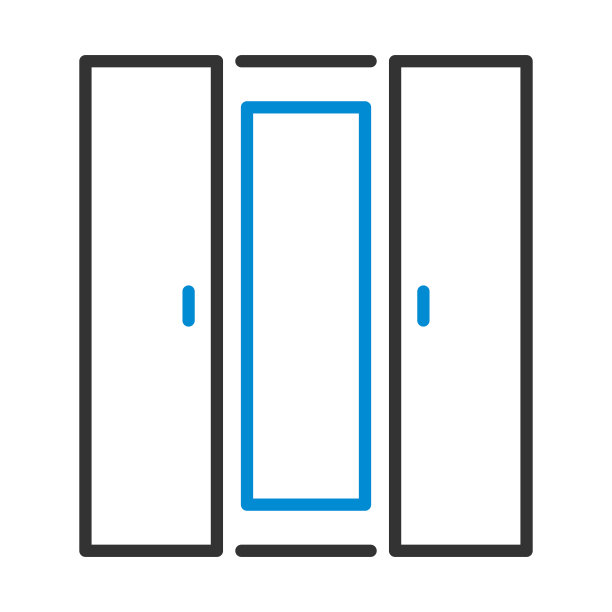 带有镜子图标的衣柜图片下载