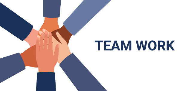 国际人民的双手合十放在一起，象征团结，团队合作，工作伙伴关系。商业人士把手放在一起的俯视图。堆栈的手中。矢量图图片下载