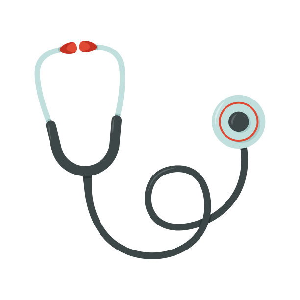 五彩缤纷的医用听诊器图片下载