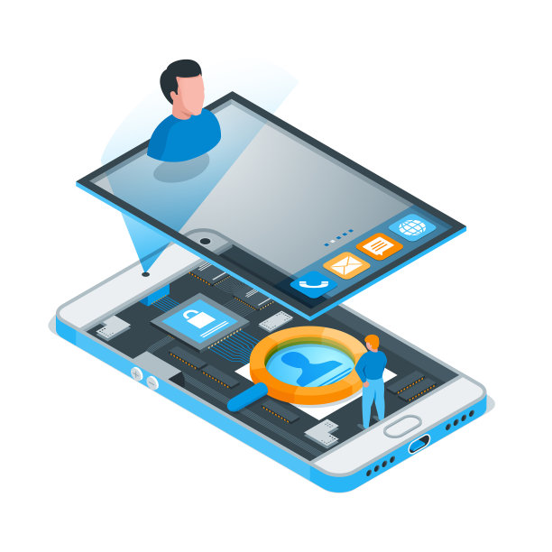 脸识别的概念图片下载