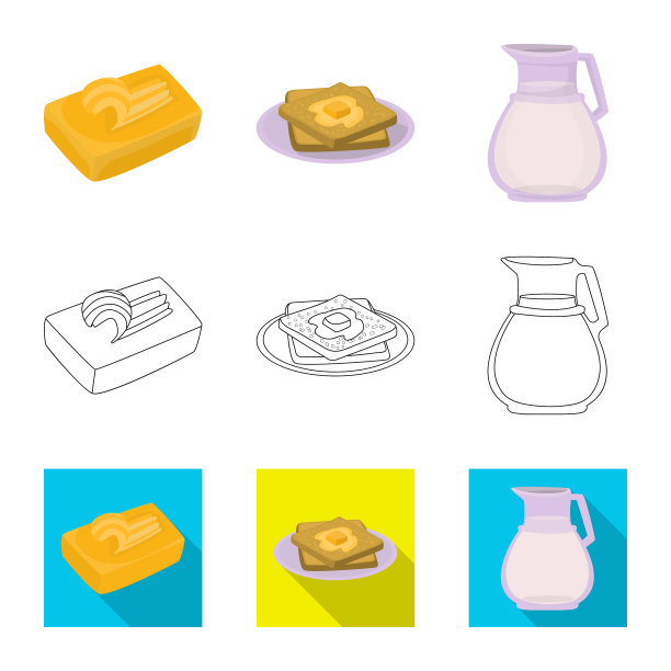 奶油和产品标志图片下载