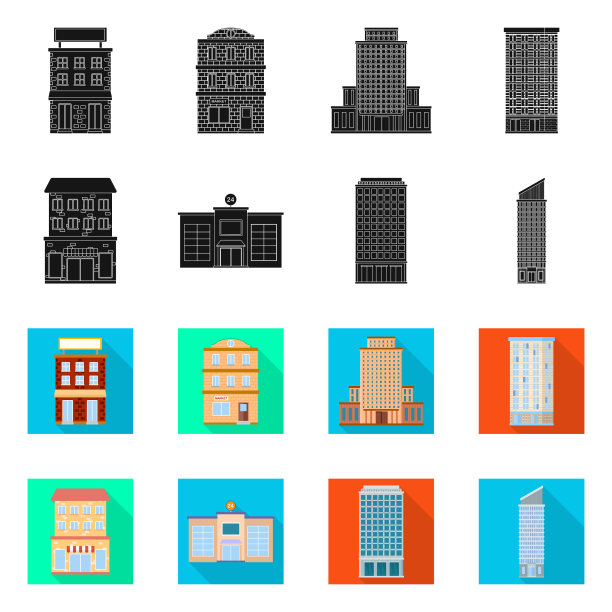 设计市政及中心标志套图片下载