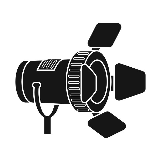 灯光和聚光灯图标图片下载