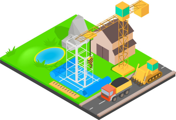 竖立概念横幅等距风格图片下载