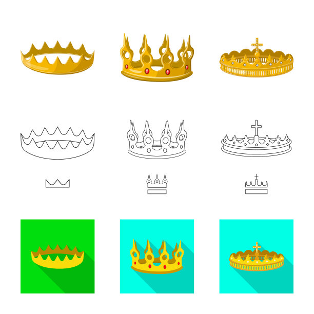 孤立的对象中世纪和贵族的象征图片下载