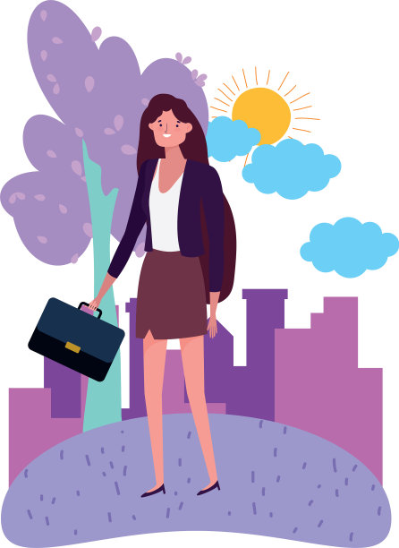 商人化身手提箱设计图片下载