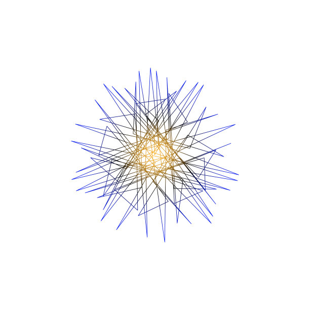 抽象的几何形状是线条的轮廓图片下载
