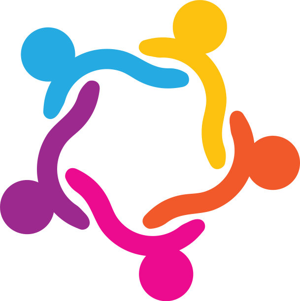 社区网络和社会图标图片下载