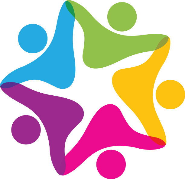 社区网络和社会图标图片下载