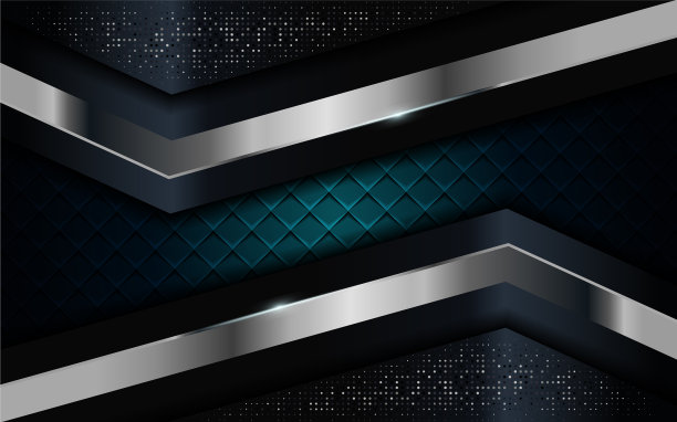 现实的海军蓝与银色和黑色相结合图片下载