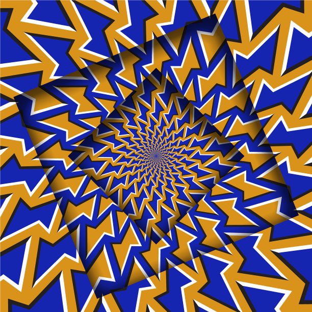 抽象移动的帧与移动的橙蓝色图片下载