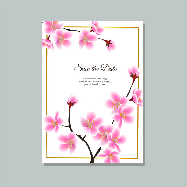 保存日期卡或婚礼请柬图片下载