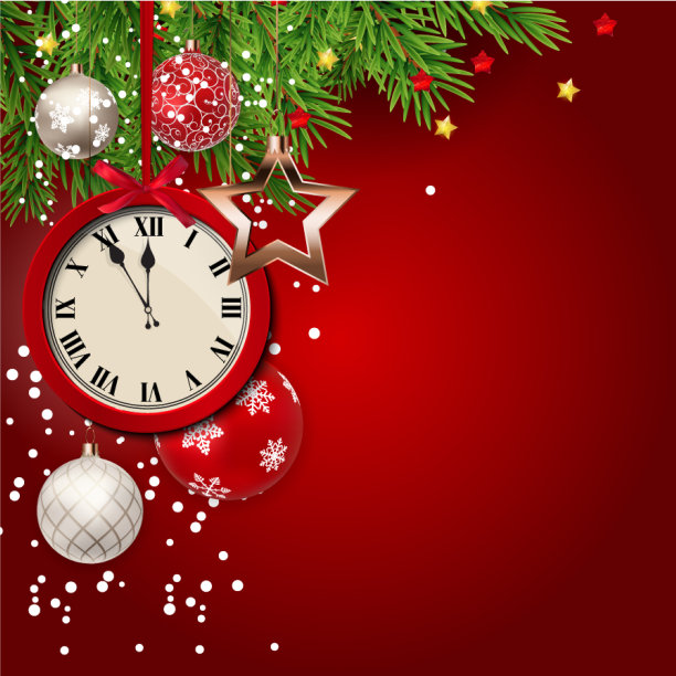 圣诞和新年的背景快乐图片下载