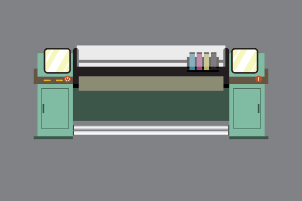 复古彩色大格式打印机图片下载