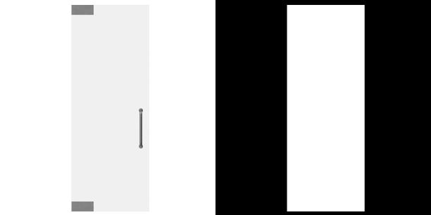 无框单玻璃门图片下载