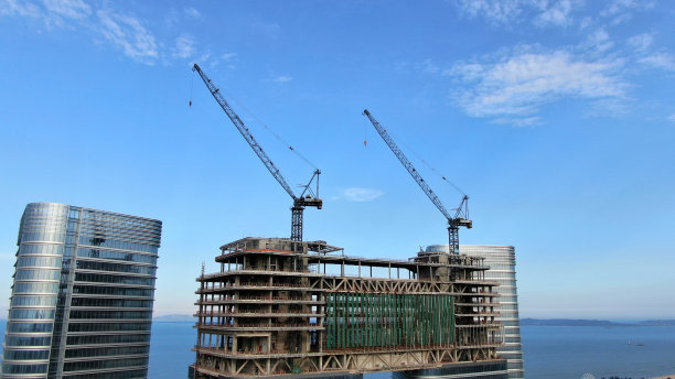 在建建筑，屋顶图片下载