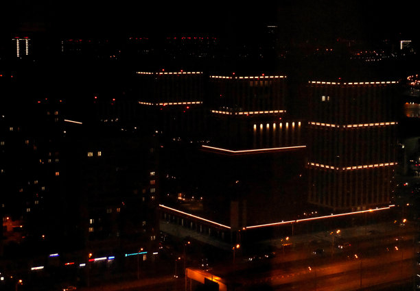 夜晚城市的观点图片下载