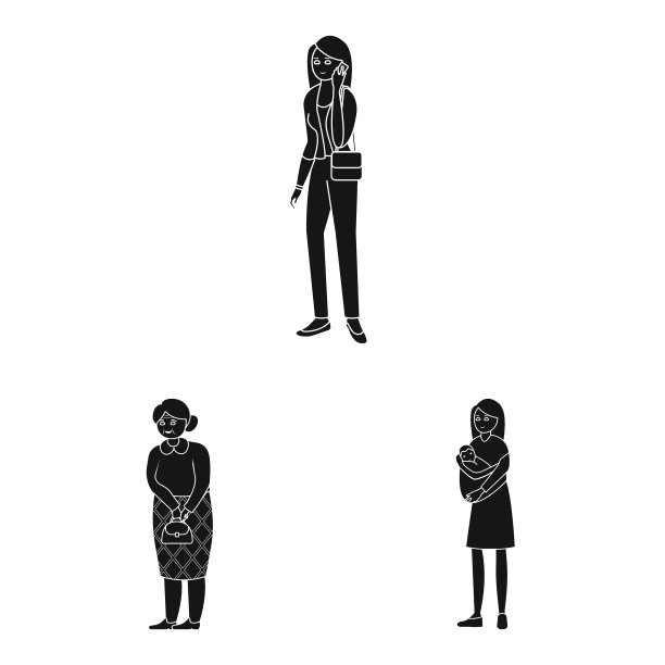 设计面和肖像图标集图片下载