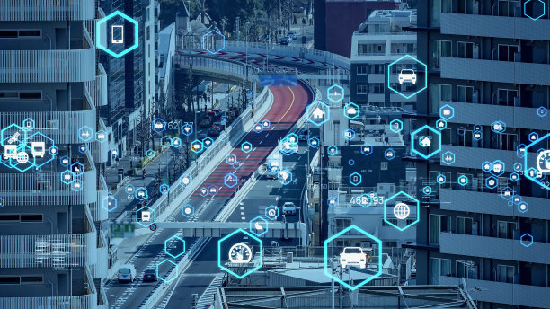 交通运输和技术概念：智能交通系统，出行即服务图片下载