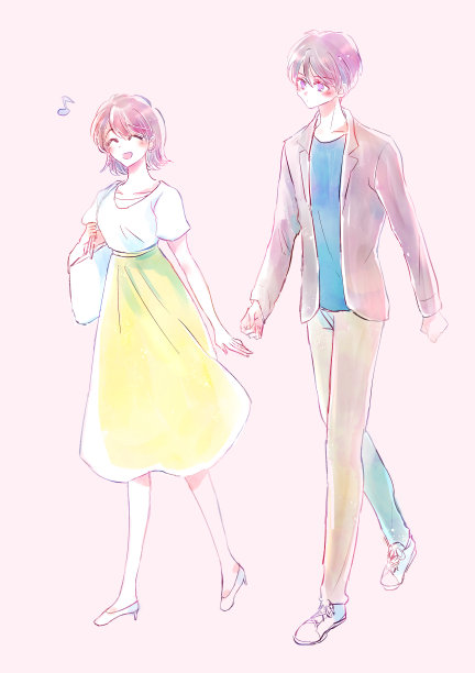 幸福的男女伴侣图片下载