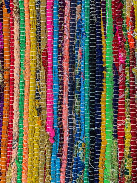 彩色纺织地毯背景。地毯质地图片下载