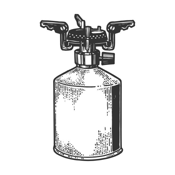 游客煤气灶素描图片下载