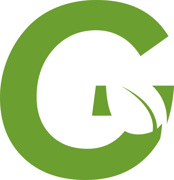 字母叶平面设计模板分离图片下载