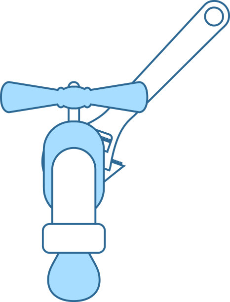 扳手和水龙头的图标图片下载