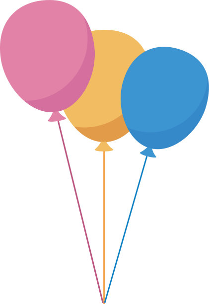 孤立的气球设计图片下载