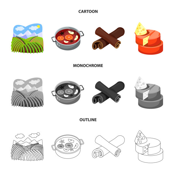 农场和葡萄园的标志图片下载