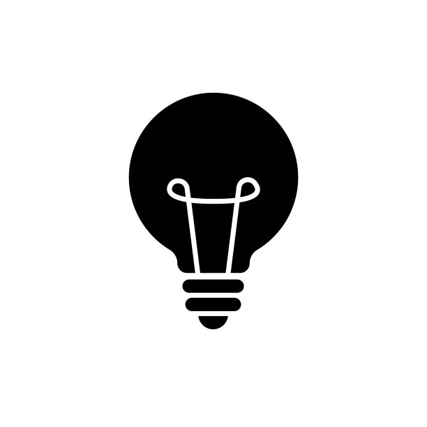 聪明的想法图标灯泡图标头脑风暴图片下载