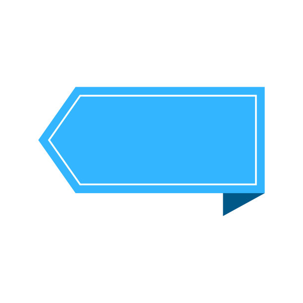 丝带或标签贴纸横幅平丝带图片下载