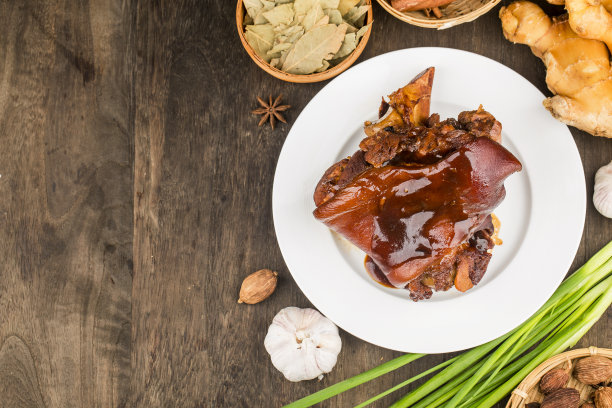 中餐:红烧猪肘图片下载