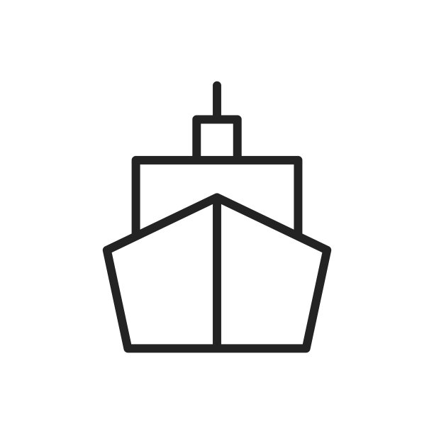 交付和物流图标在线条风格图片下载