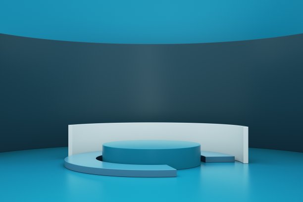 3D渲染展览背景图片下载