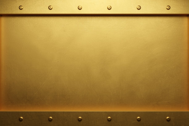 黄金的背景。刷金属质感。三维渲染图片下载