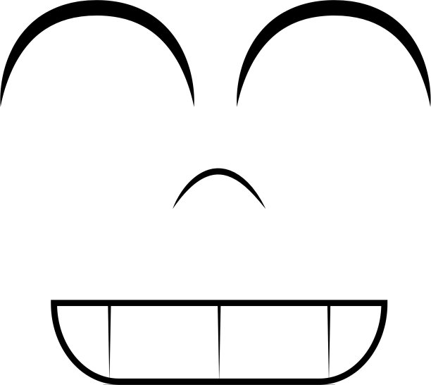 可爱的表情的脸图片下载