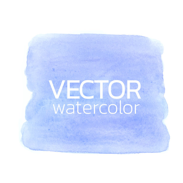 蓝色水彩背景图片下载