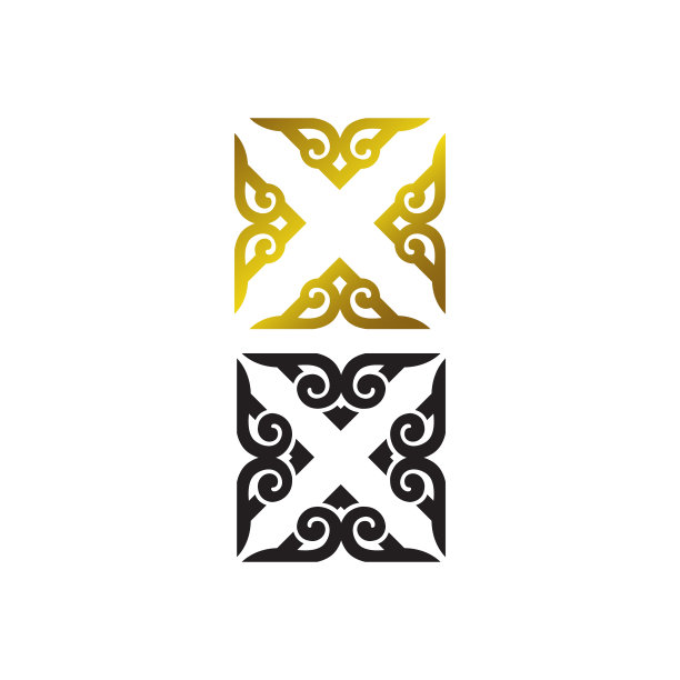 创意x字母标志设计概念图片下载