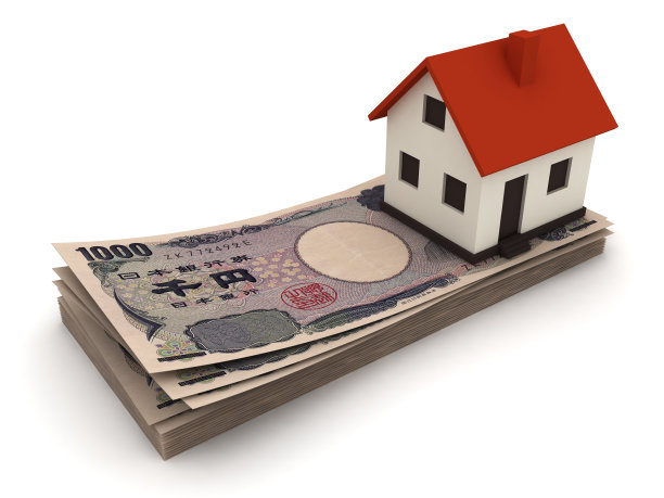 日元货币金融房屋租赁图片下载
