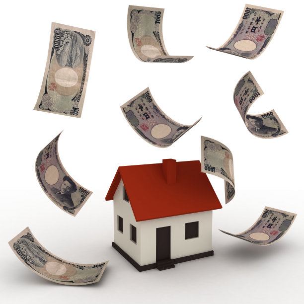 日元货币金融房屋租赁图片下载